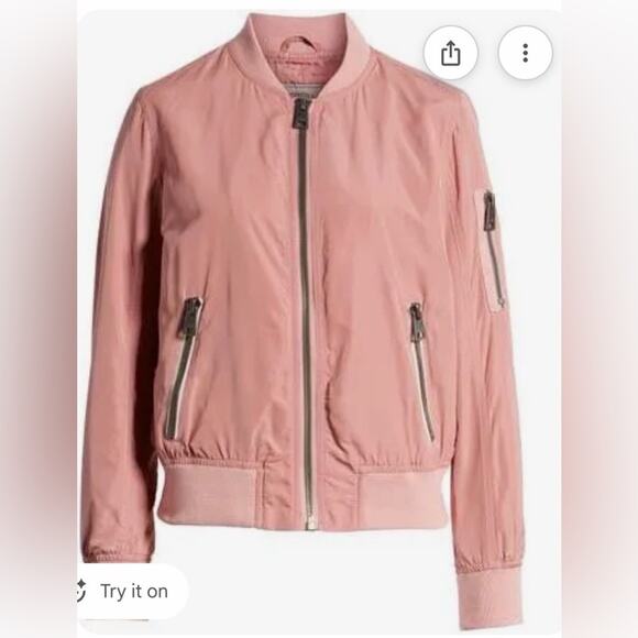 Levi's pale pink bomber jacket Outerwear S - Picture 1 of 8